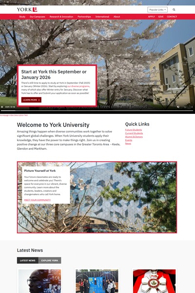 York Web Page